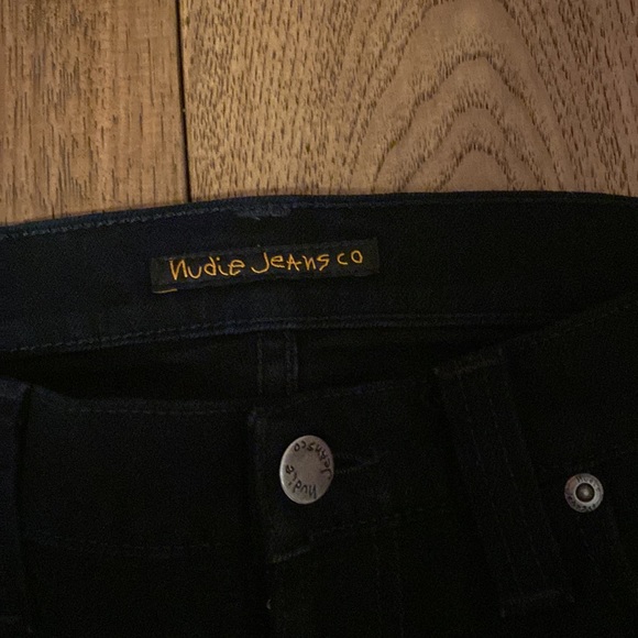 Nudies jeans in black. Great condition - Picture 2 of 4